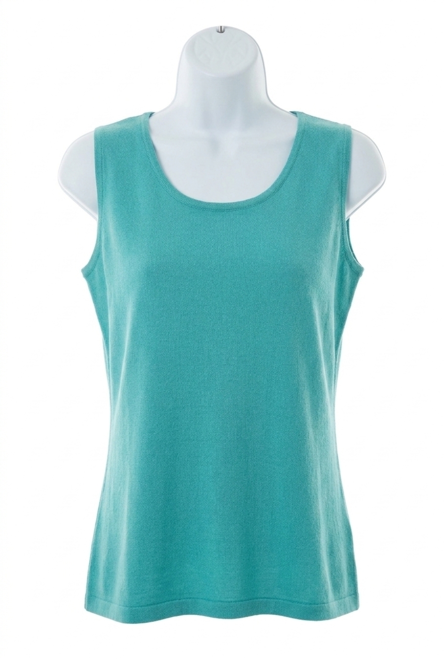 NEW ANGEL bra- friendly tank top in aqua